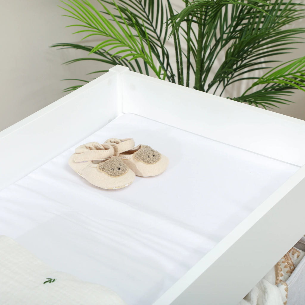 AIYAPLAY 4-Drawer Baby Changing Unit & Diaper Station