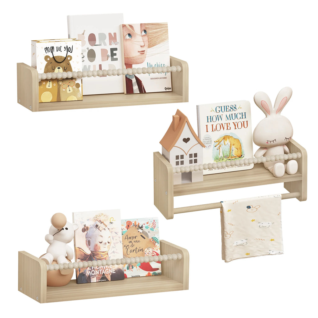 3 Piece Kids Bookshelf Set