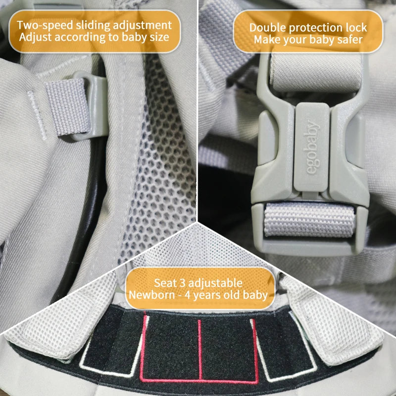 Egobaby Breeze Multifunctional Baby Carrier - Breathable Infant Backpack