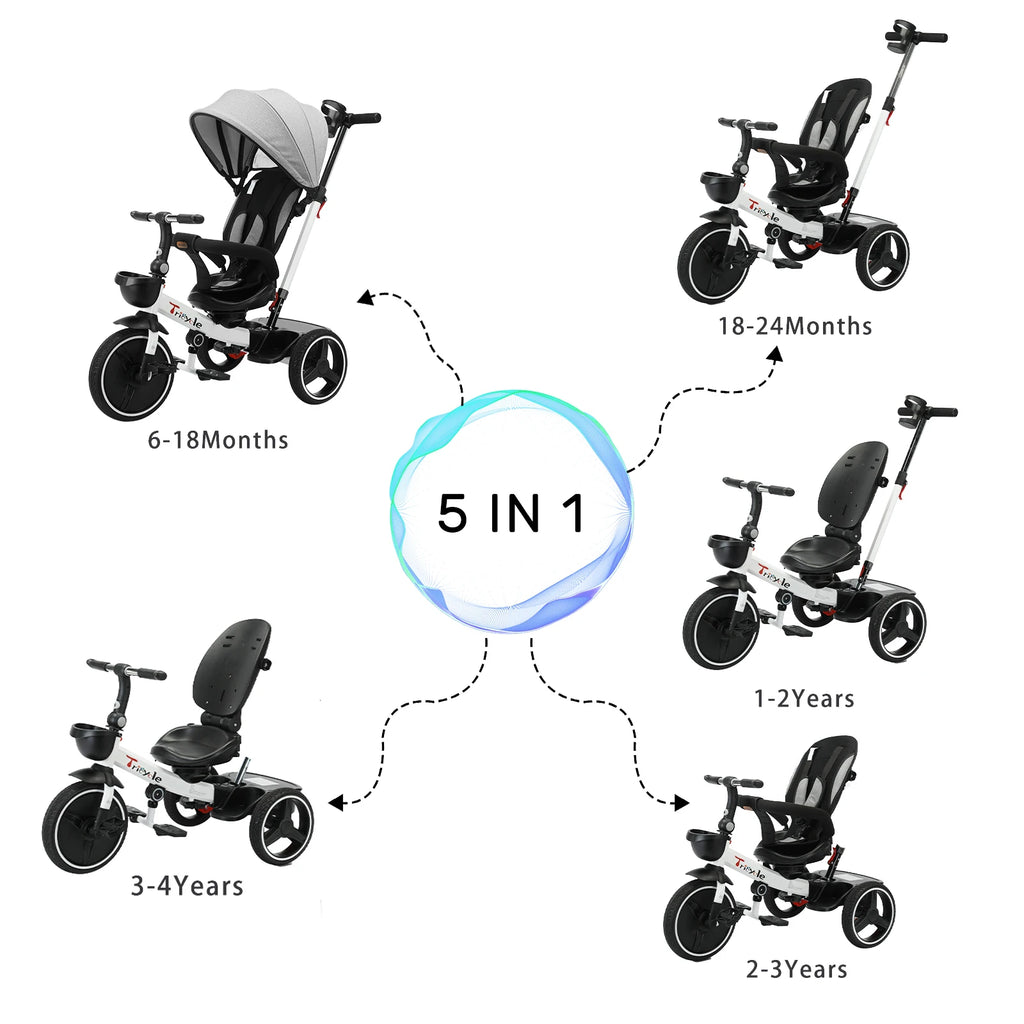 Baby Stroller Tricycle Ride Bike