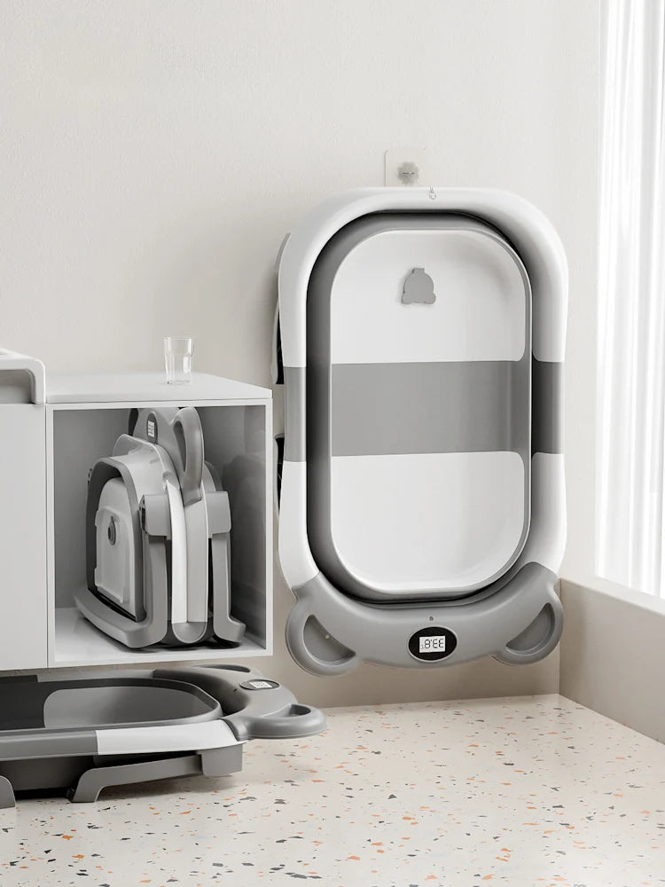 Portable Travel Bathtub With Built In Thermostat